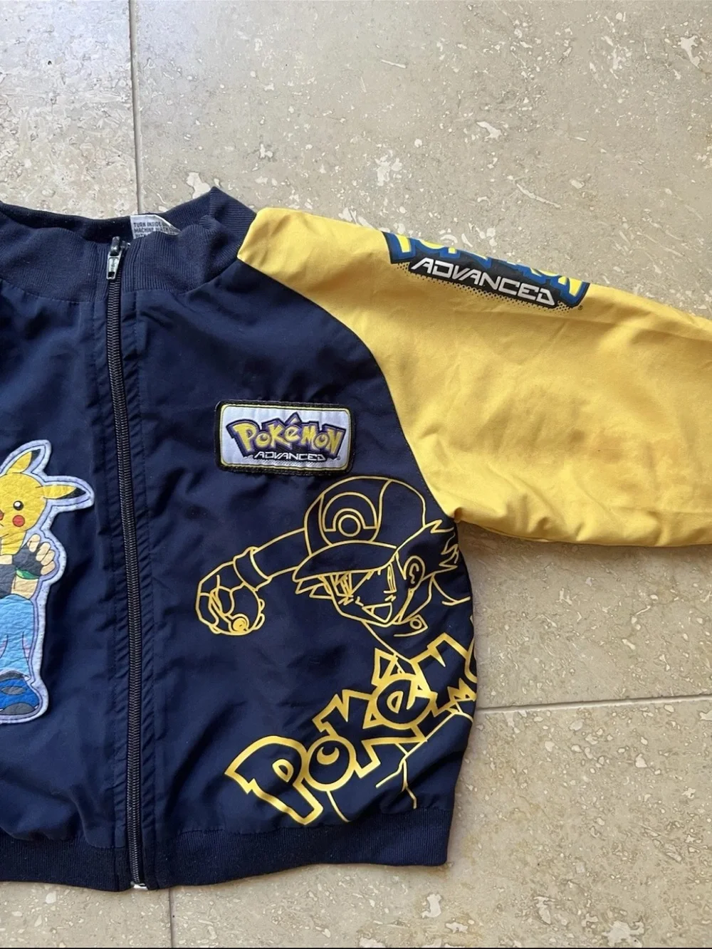 VTG Pokemon Advanced Hoenn Kids Full Zip Jacket 2T 2004 Licensed RARE